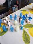 Unikatowe figurki Smerfy Egipcjanie 21szt