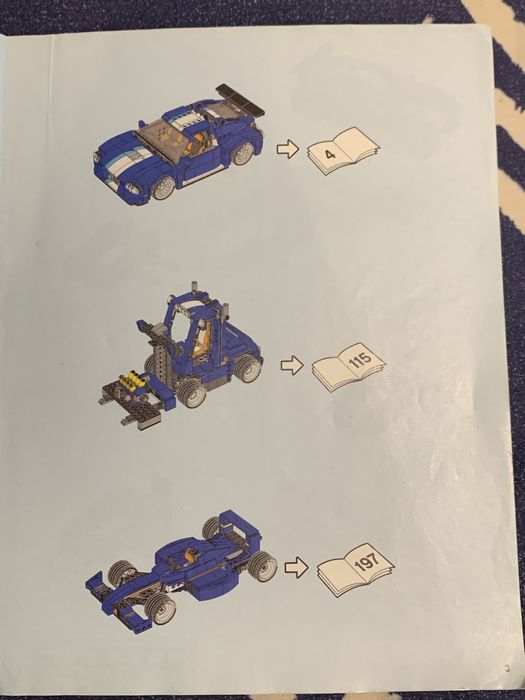 Lego Creator 3 in 1 Turbo Track Racer