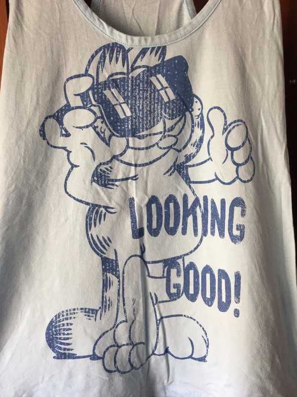 Top - azul bebé - L - Garfield & Odie