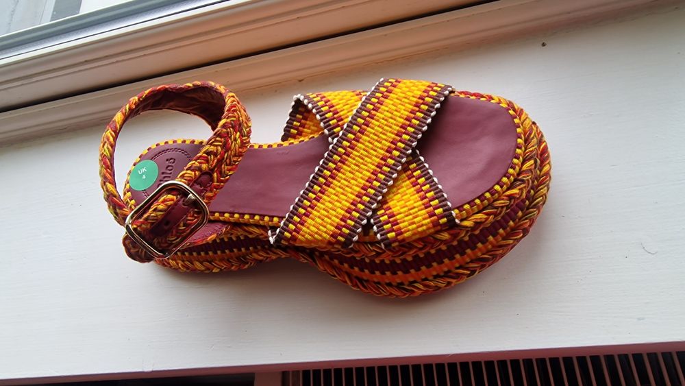 CHLOÉ Meril woven platform sandals | Оригінал | Розміри UK 3 та 4