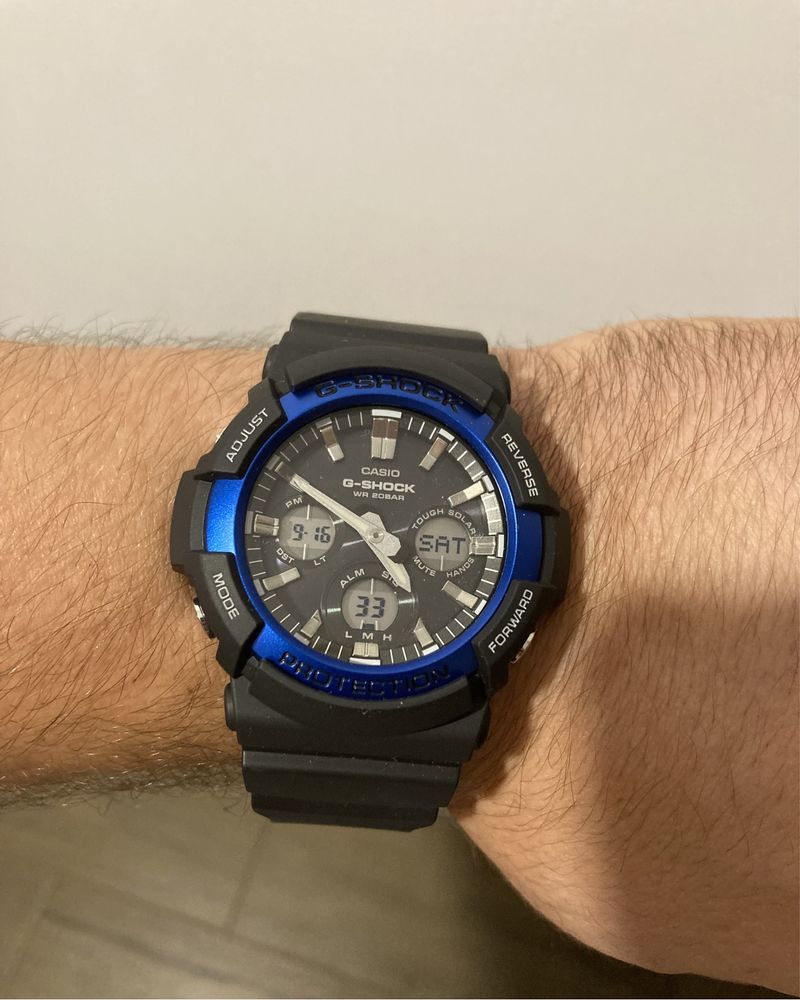 Захисиний годинник Casio g-shock GAS100B-1A2 solar