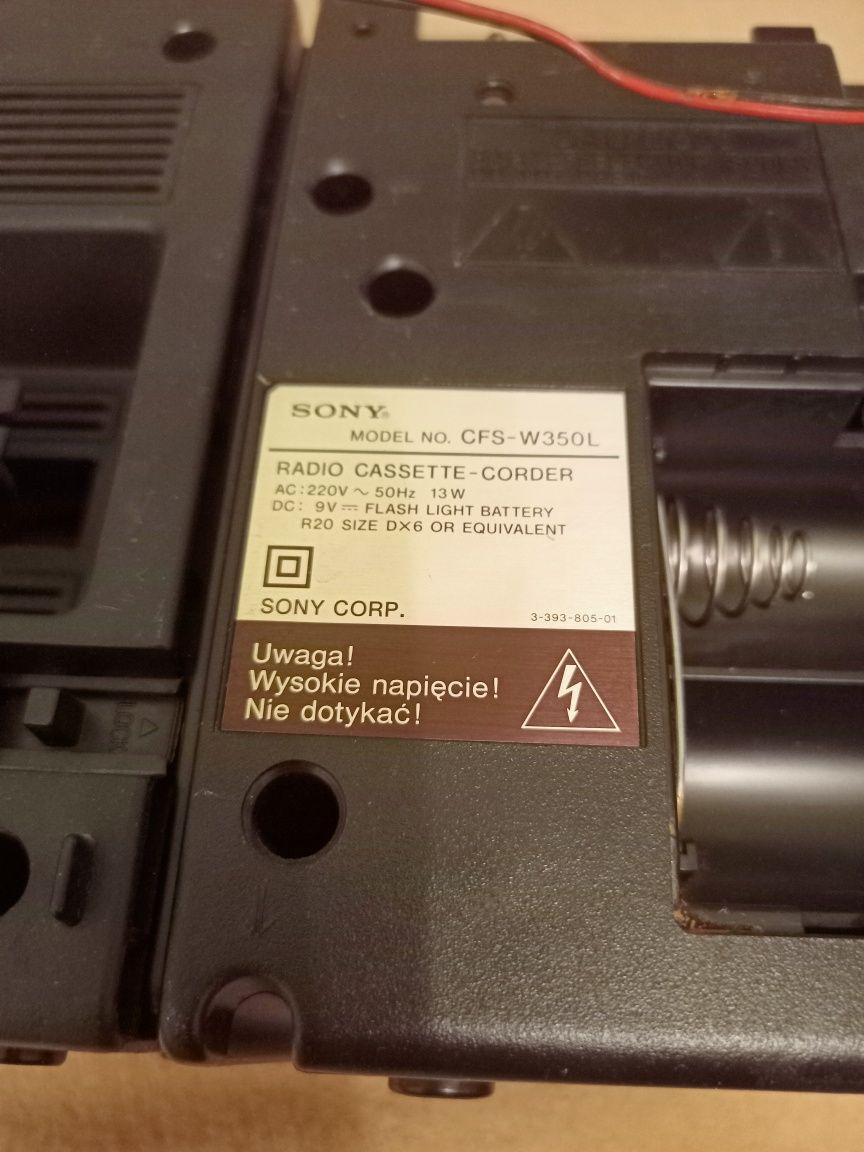 Radiomagnetofon Sony CFS-W350L PRL Warto !!!