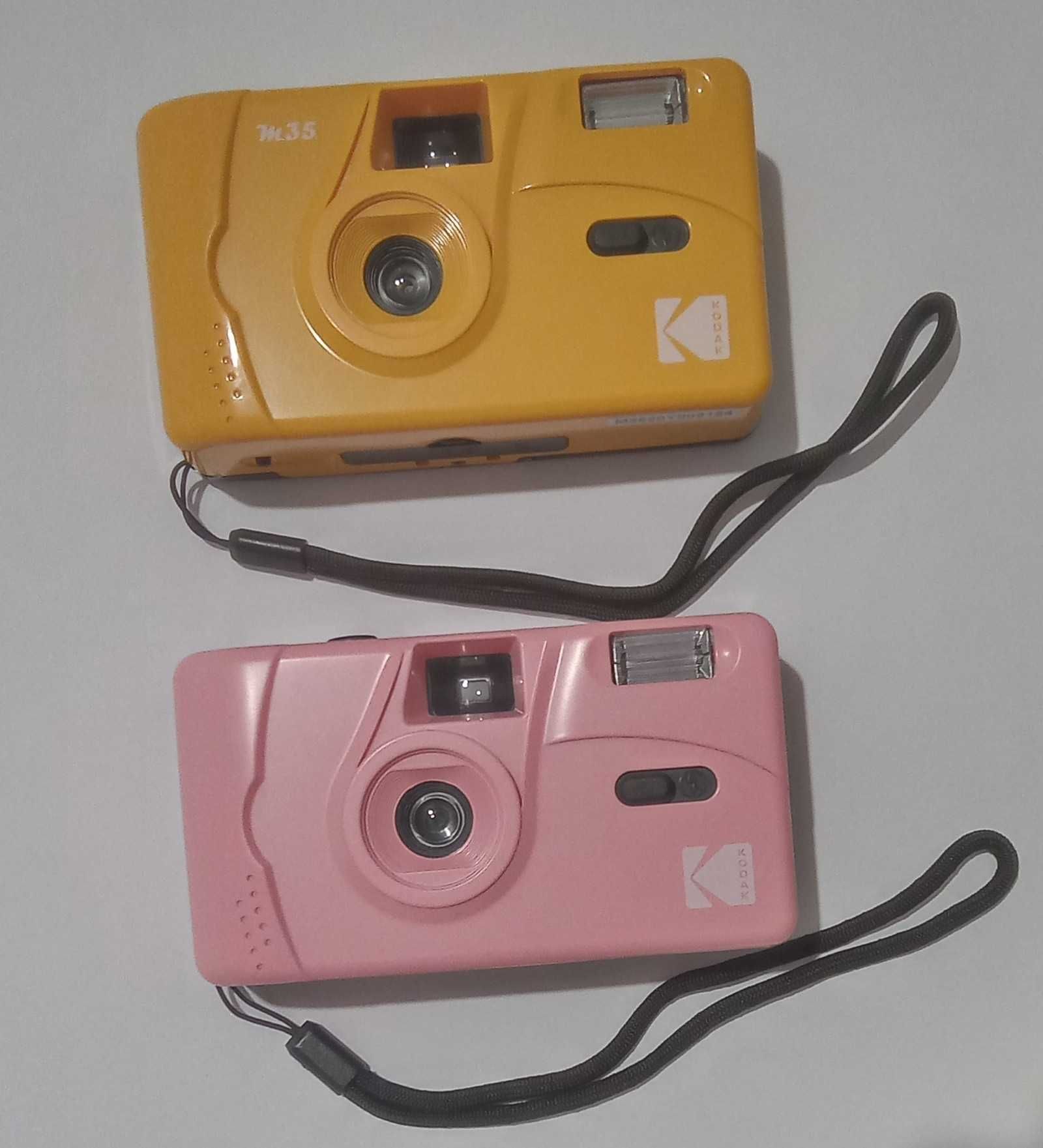 Aparat wielorazowy Kodak M35 analogowy różowy żółty zielony niebieski