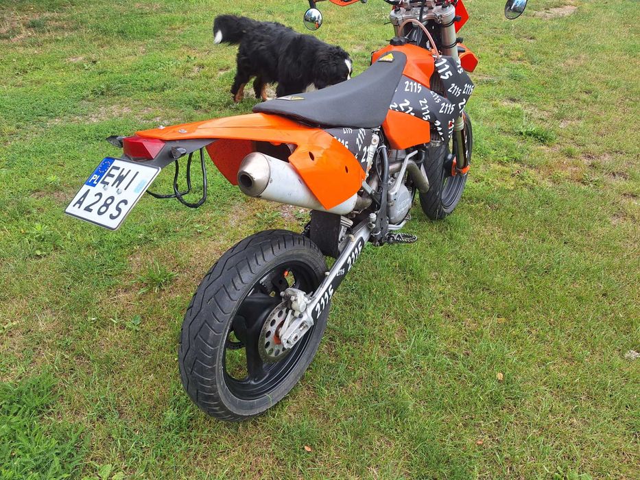 Ktm exc 450 Supermoto zajerestrowany na kat.a2