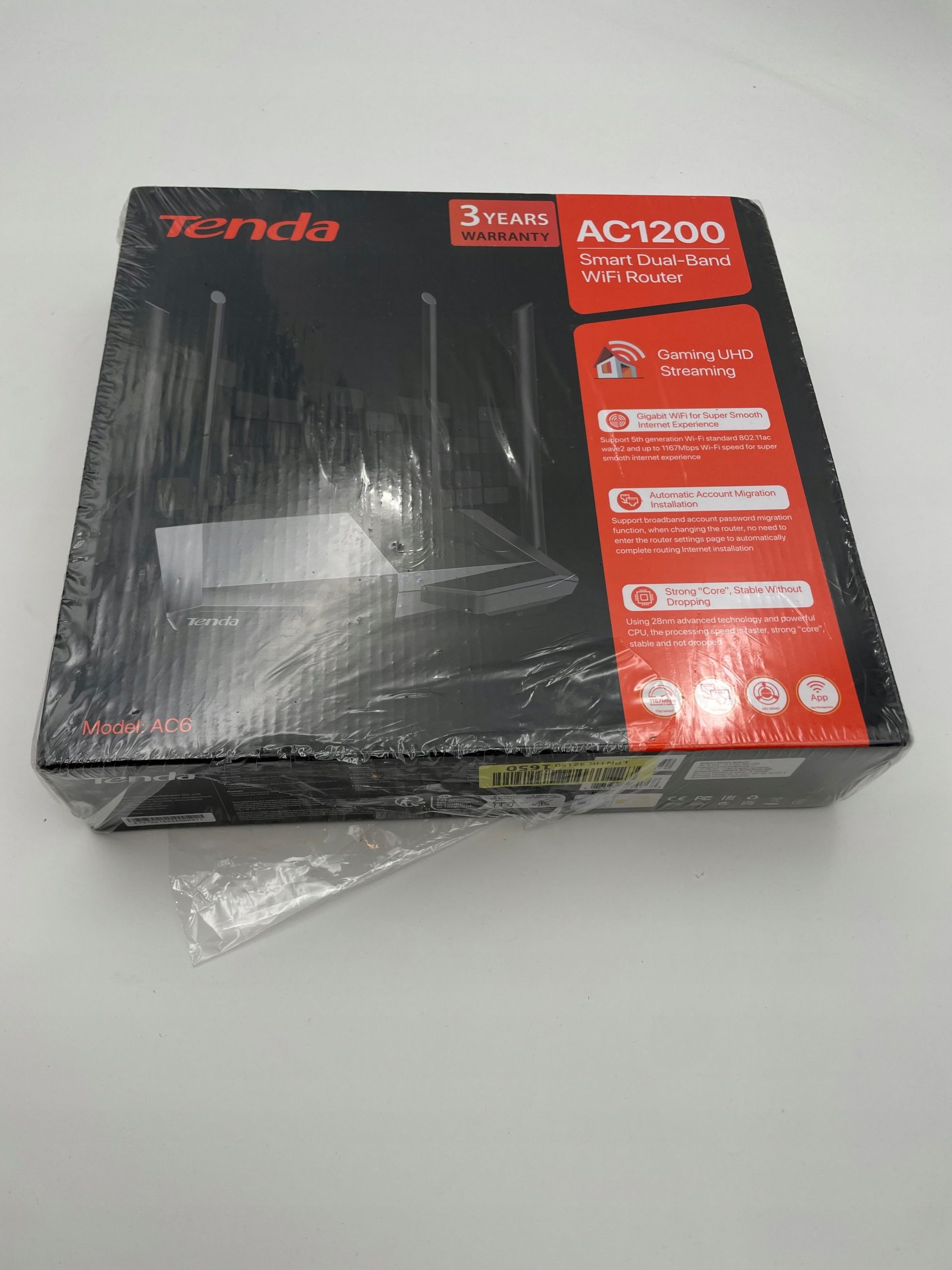 Router Tenda AC6 802.11ac (Wi-Fi 5)