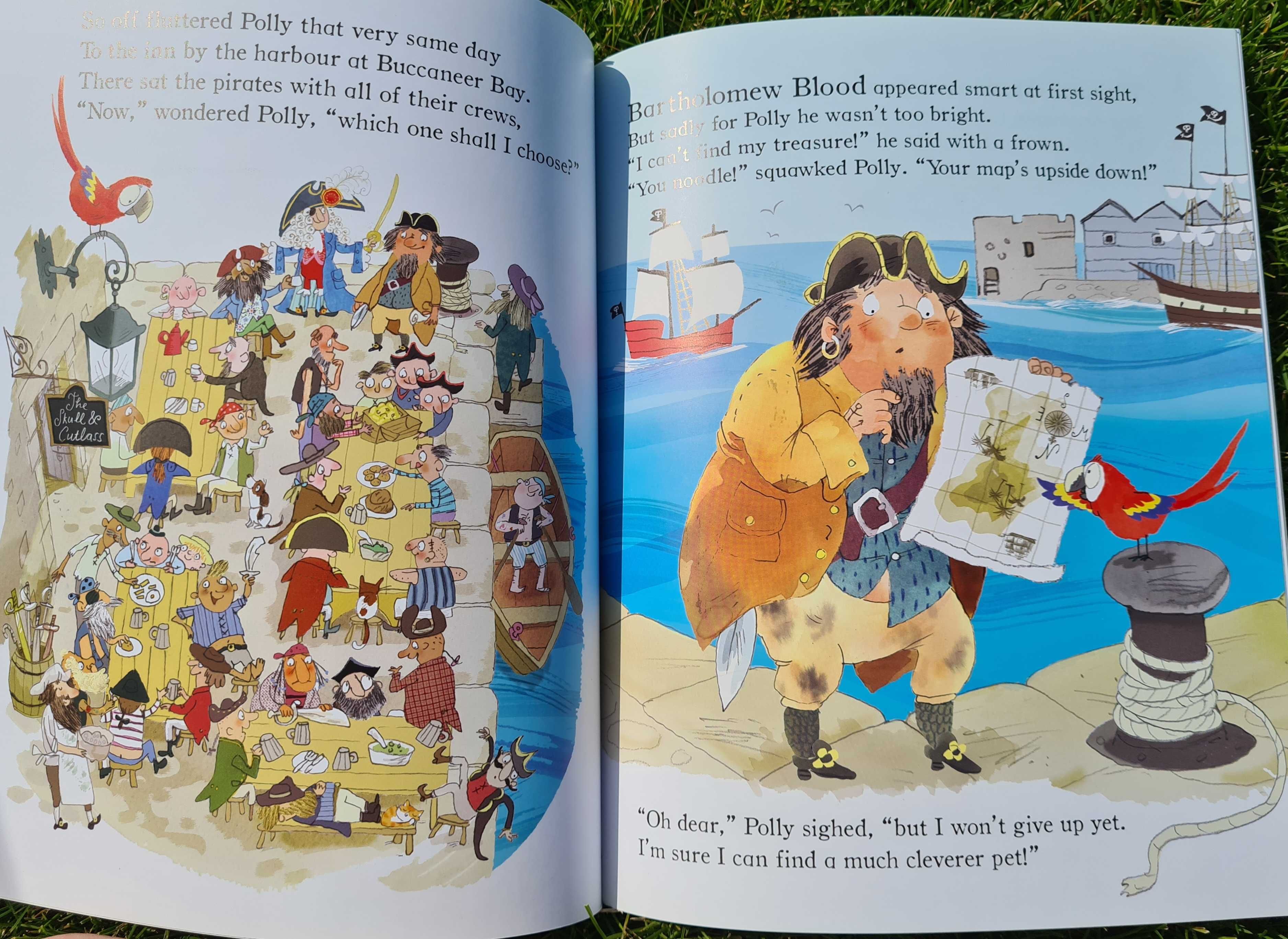 Книга Polly Parrot Picks a Pirate. English book for kids