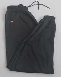 Spodnie męskie dresowe grafit ze ściągaczami LINTEBOB Y-46333-LK r 4XL