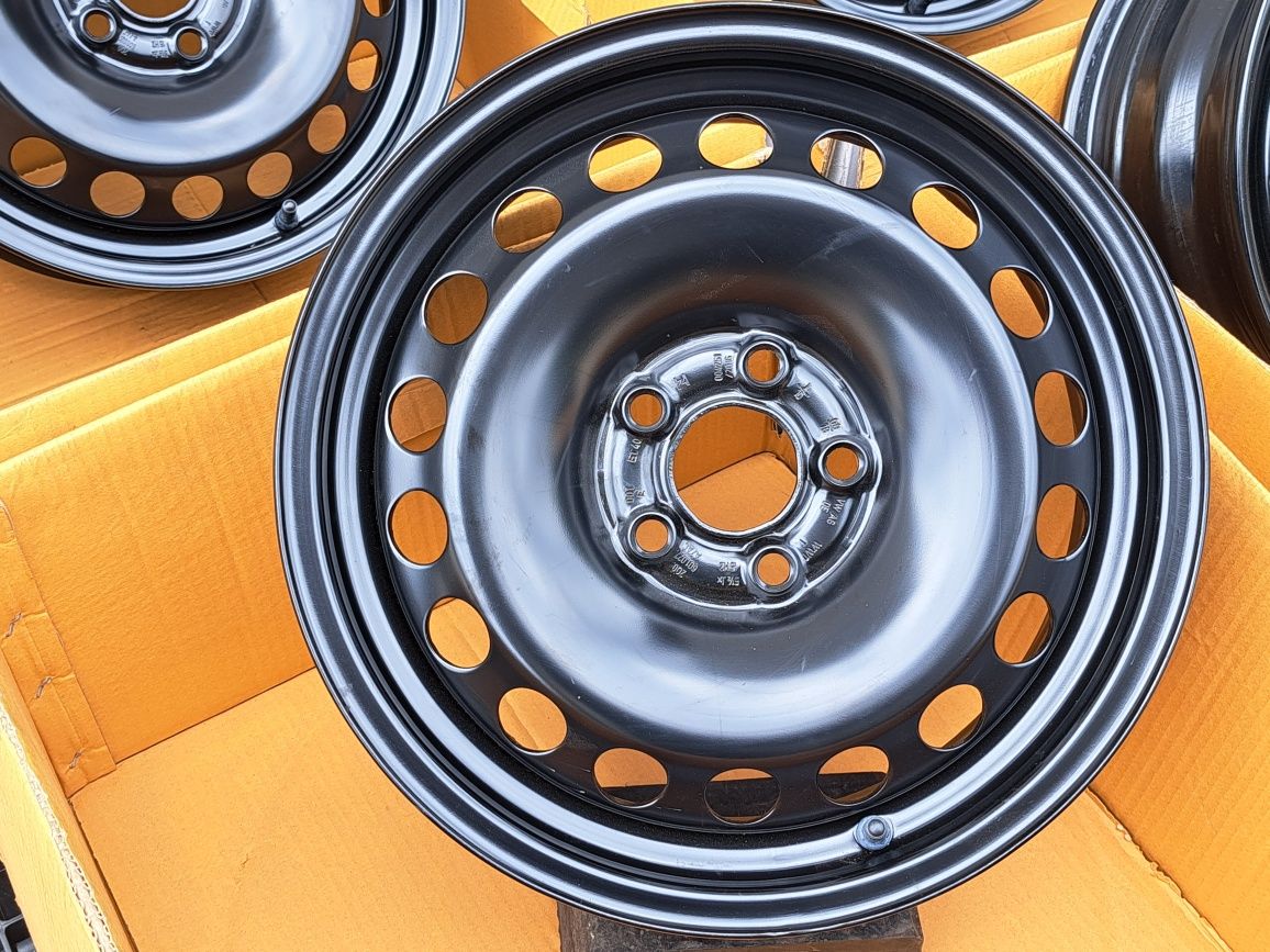 Felgi stalowe NOWE 15 5x100 ET40 VW Polo Seat Ibiza Skoda Fabia VAG