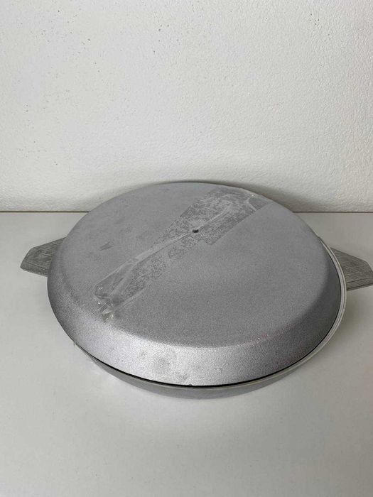 Сковорідка алюмінієва з кришкою D=290мм ТМ"ПОЛІМЕТ"