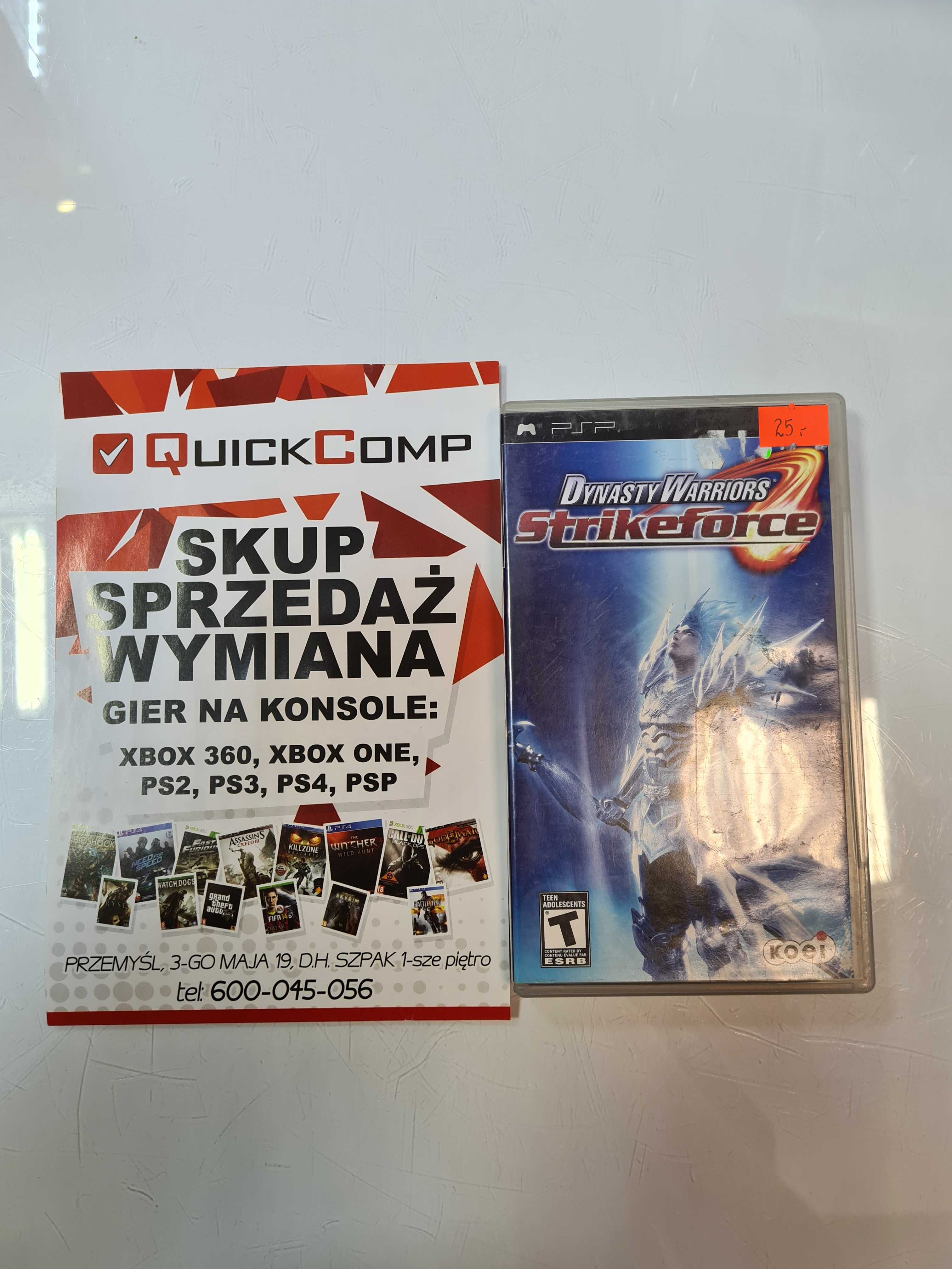 Gra PlayStation Portable PSP Dynasty Warriors StrikeForce QUICK-COMP