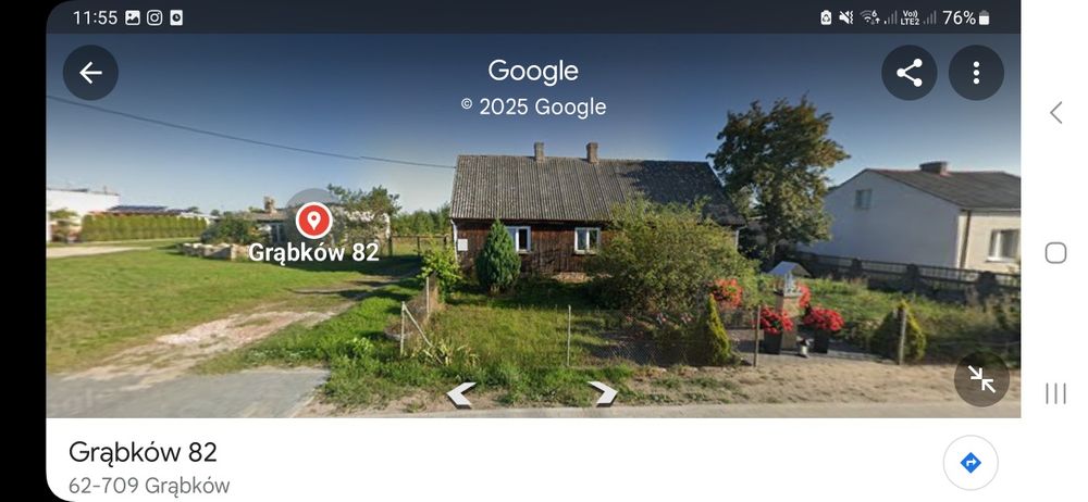 Sprzedam działkę budowlaną zbrojoną z małym mieszkaniem