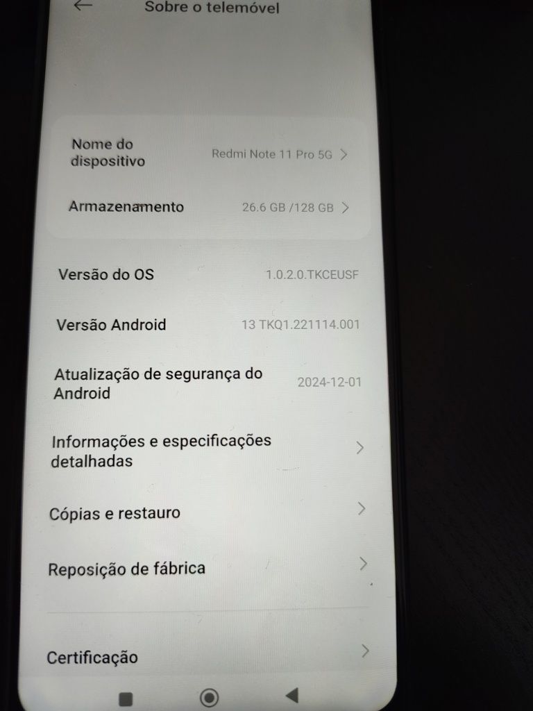 Redmi note 11 pro