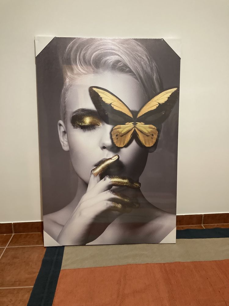 Tela quadro pintura 120x80 nova em embalagem