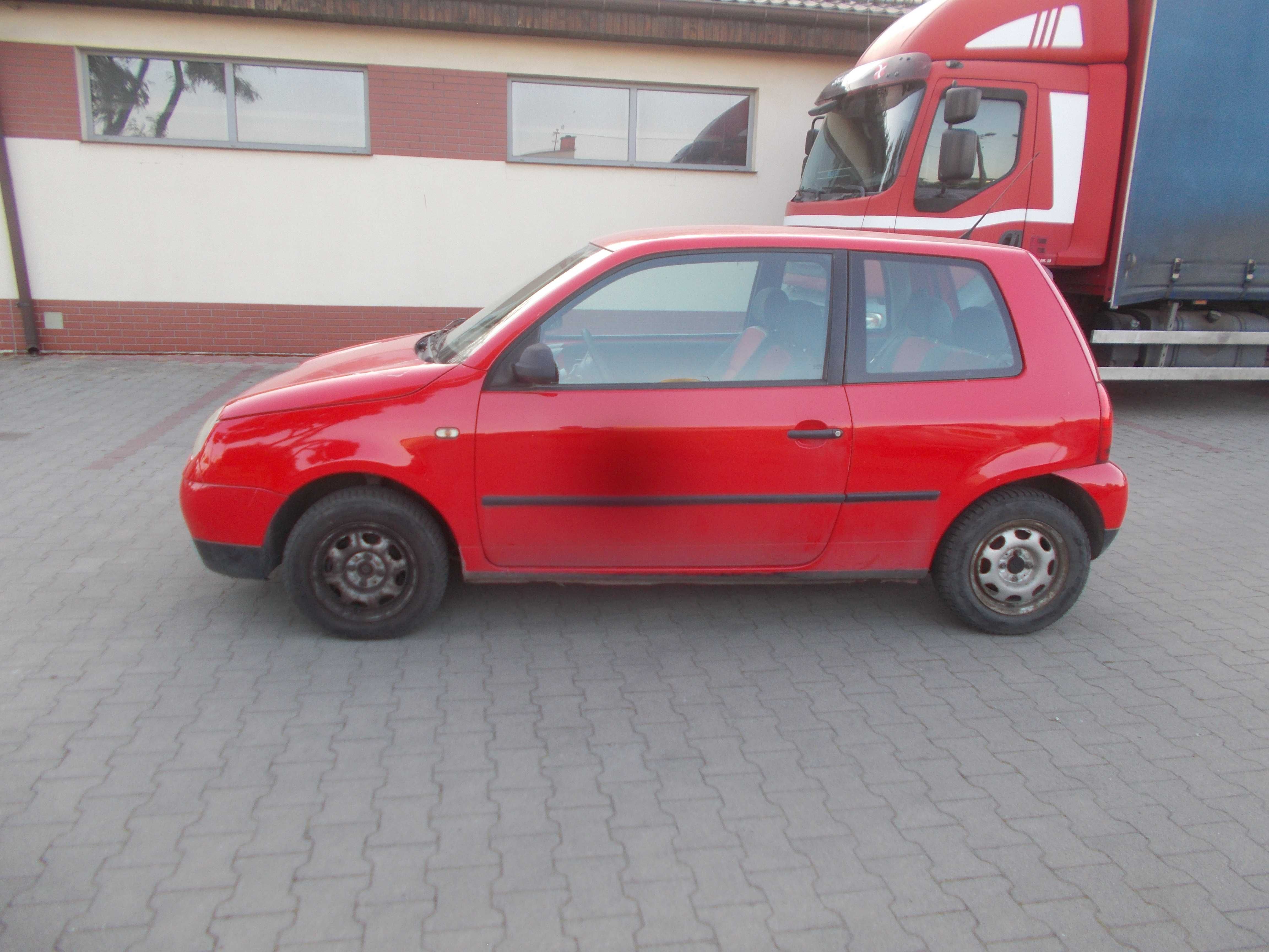 Volkswagen Lupo na Cześći 1,0 Benzyna rok 99 czerwony na części