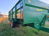 Przyczepą rolnicza tandem 16t hydrauliczna klapa