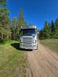 Scania R620, Loglift, resor + przyczepa MHS,  drewno 1.2–2.5m