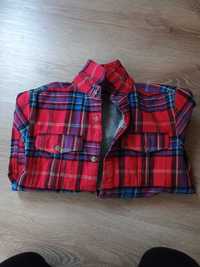 Koszula flanelowa na bawełnianej podszewce dla chłopca