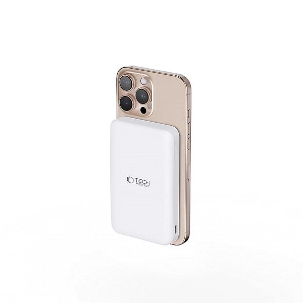 Tech-Protect Pb24 Lifemag Qi2 Magsafe Power Bank 10000Mah White