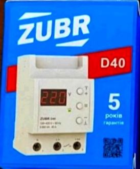 Реле напряжения ZUBR D40/50/63