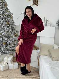 Женский махровый халат больших размеров, батальні жіночі халати