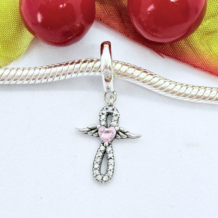 Srebrny Charms S925 Krzyżyk do Pandora