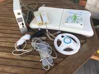 Consola Wii + wii balance + comandos + jogo