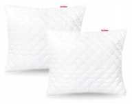 Poduszki 40x40cm 2pack jasiek jaśki antyalergiczne z zamkiem białe