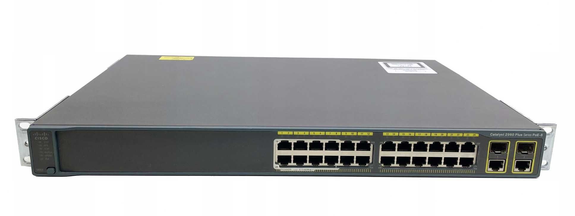 Cisco WS-C2960+24LC-L Catalyst 2960 Plus 24xFE gigabit uplink 8x poe