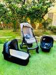 Trio Carrinho Chicco Kwik One + Ovo + Alcofa