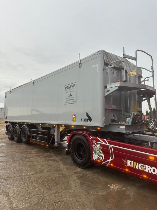 Stas S300CX  Naczepa wywrotka STAS S300CX 53m klapo drzwi, dwa szybry