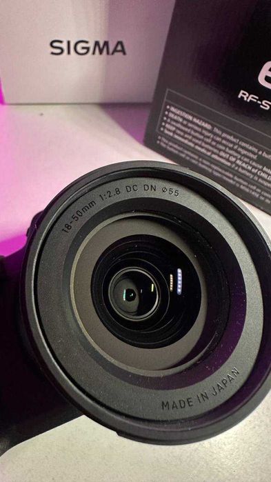 Canon EOS R50 Black(20500) + Sigma 18-50mm f/2.8(19к)