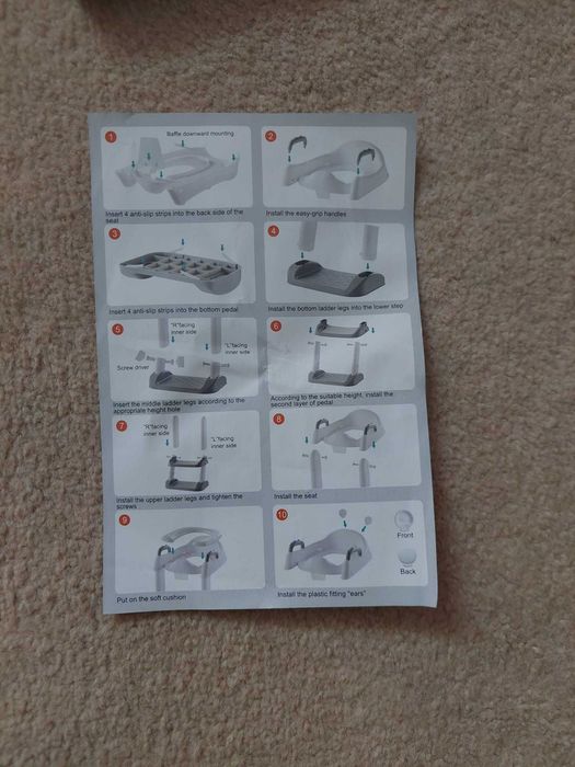 Nakladka/podnozek na sedes