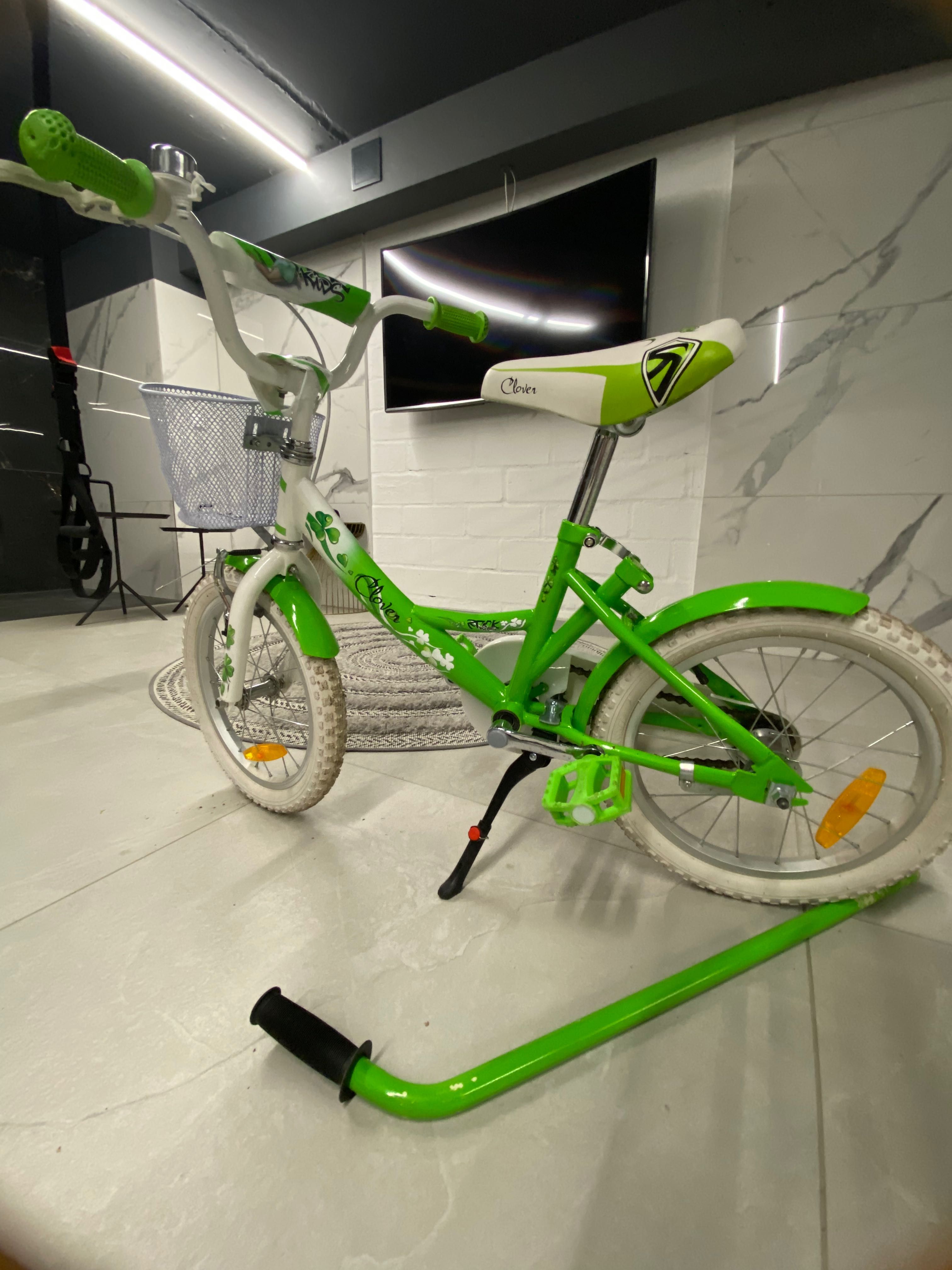 Rower dziecięcy Rock Kids Bike Clover 16 zielony