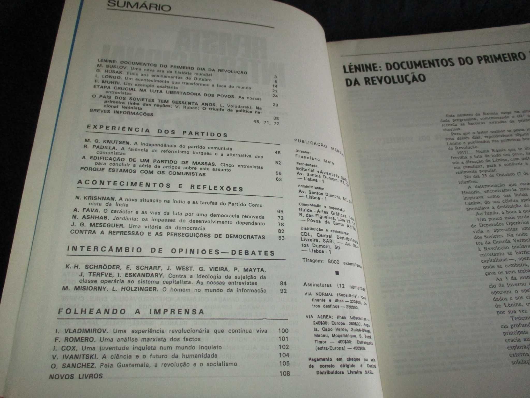 Revista Internacional problemas da paz e do socialismo