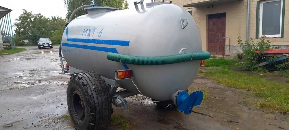 В наявності! Бочка МЖТ-6 (6 м3) для води з помпою або для гноївки