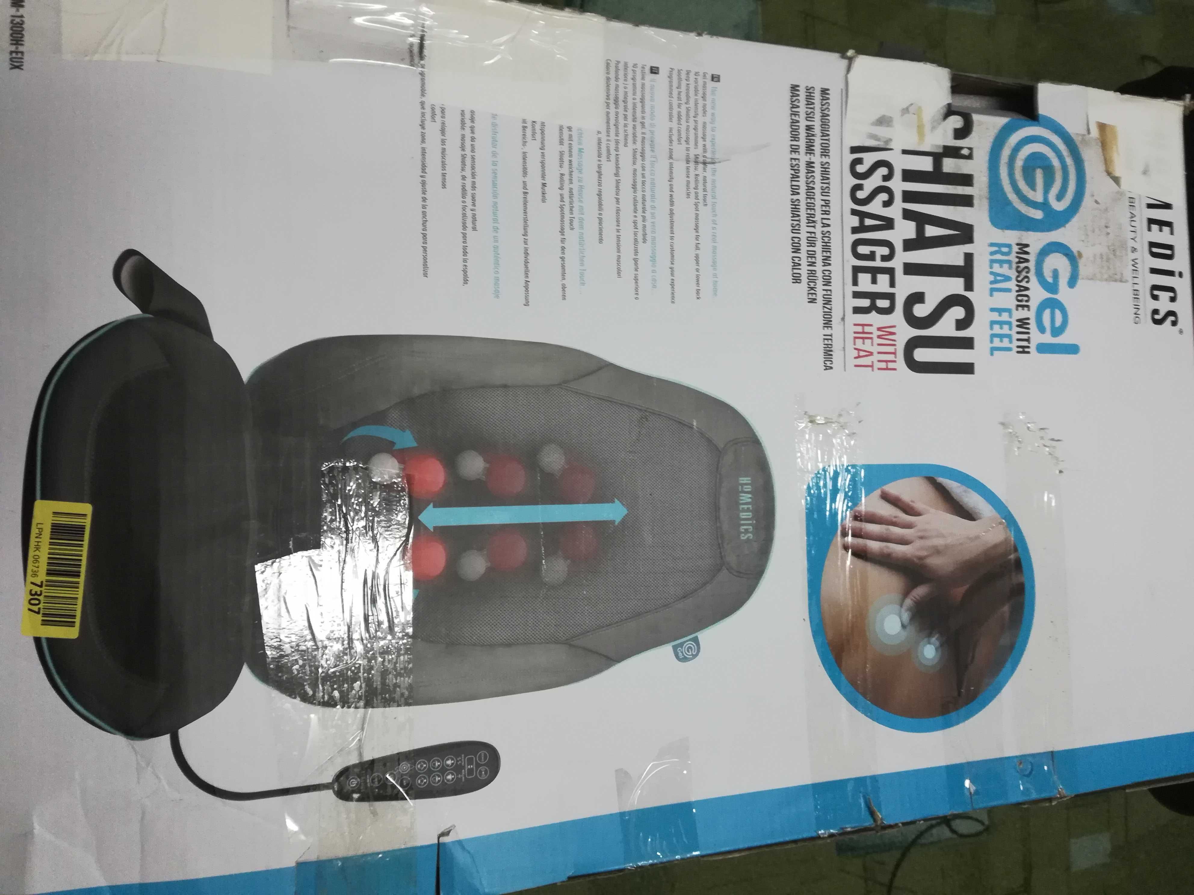 Mata masująca GEL Homedics Shiatsu SGM-1300H - za 20 % wartości