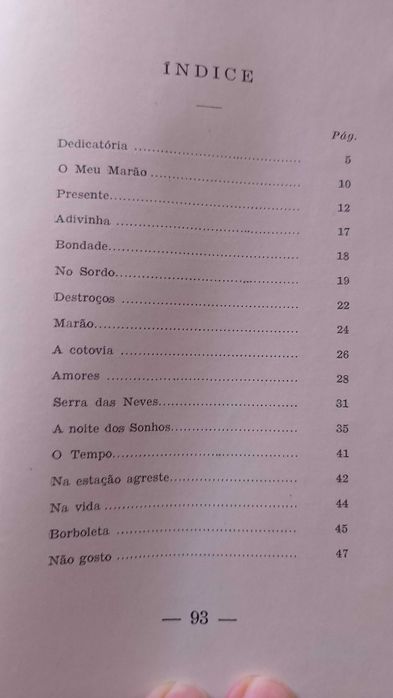 Flores do Monte 1959 António da Eira 1ª Edição