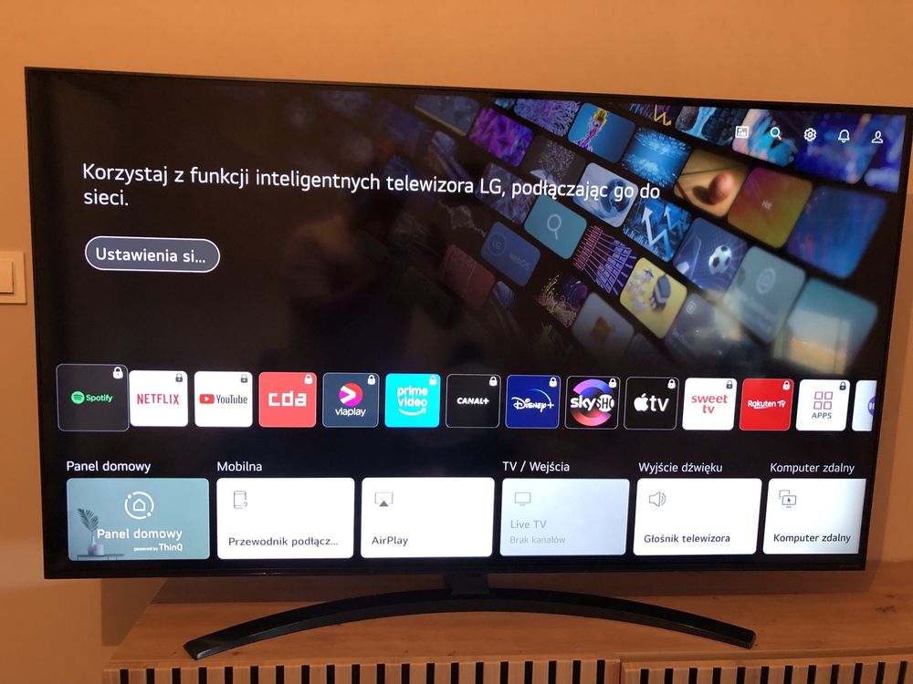 LG NanoCell 55 Cali LED 4K UHD WebOS Pilot Magic Bluetooth DVB-T2 HDR