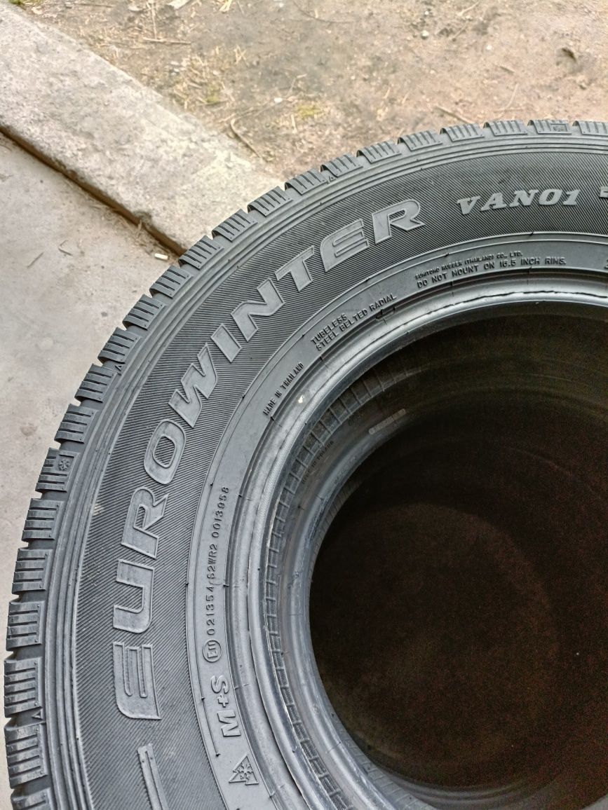 B017, 1 sztuka 215/75r16C Falken EuroWinter VAN1 z 2019r 8mm