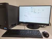 Zestaw komputerowy: Lenovo M4350 Win10 +Monitor LCD T22i-10 IPS FullHD
