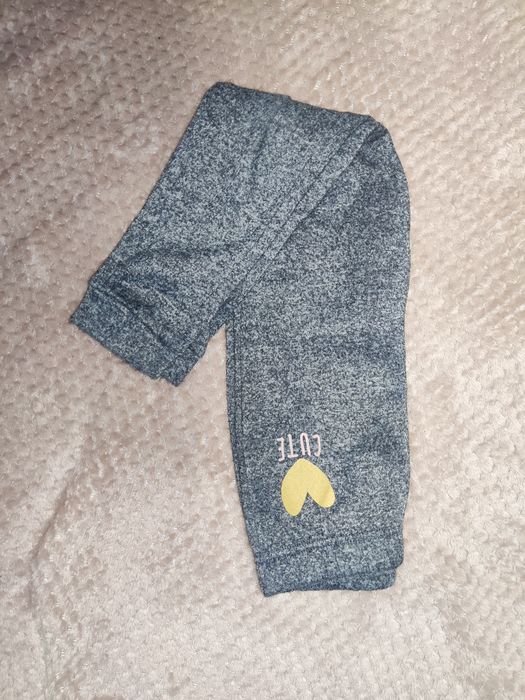 Spodnie dresowe ocieplane dla dziewczynki 128