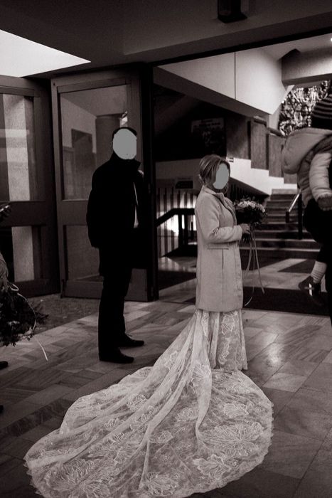 Justin Alexander Signature 9856 34/36 na 152 cm + obcas 7 cm