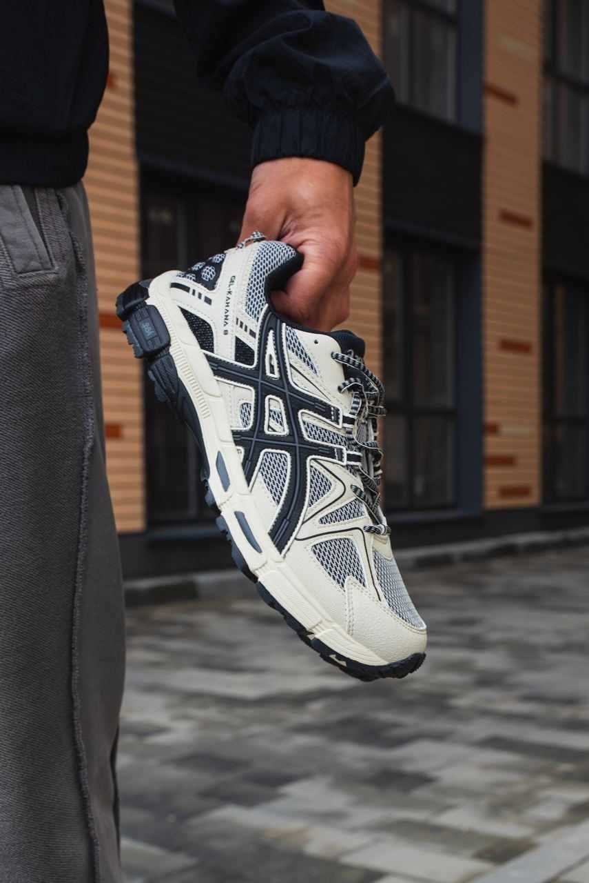 Чоловічі кросівки Asics Gel-Kahana 8 білий з чорним 1025 ТОПЧИК