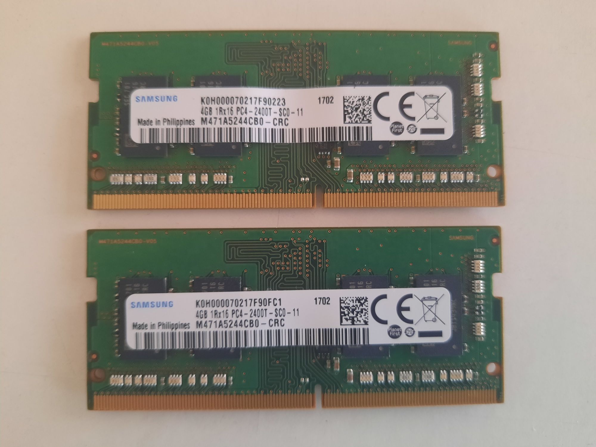 Memórias para portáteis DDR4 como novas 8Gb da Samsung.