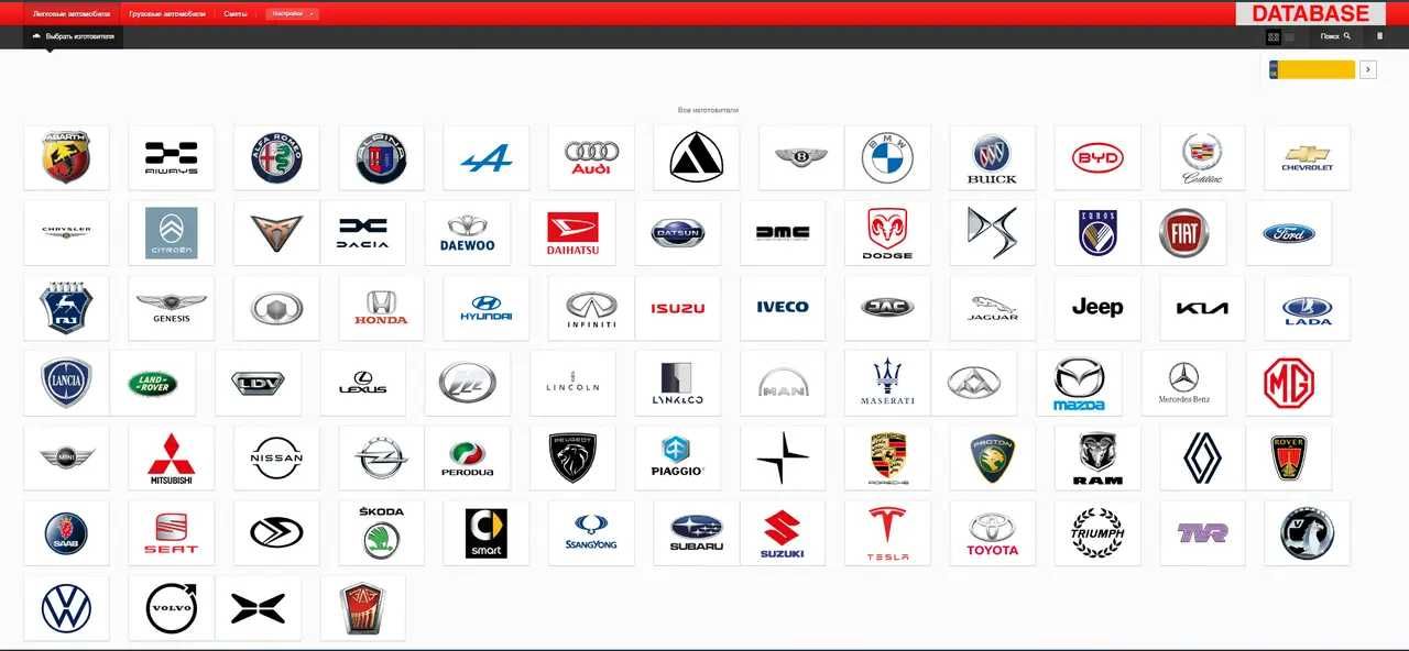 Базы данных Haynes Pro Workshop / DATABASE (Motordata / Autodata)