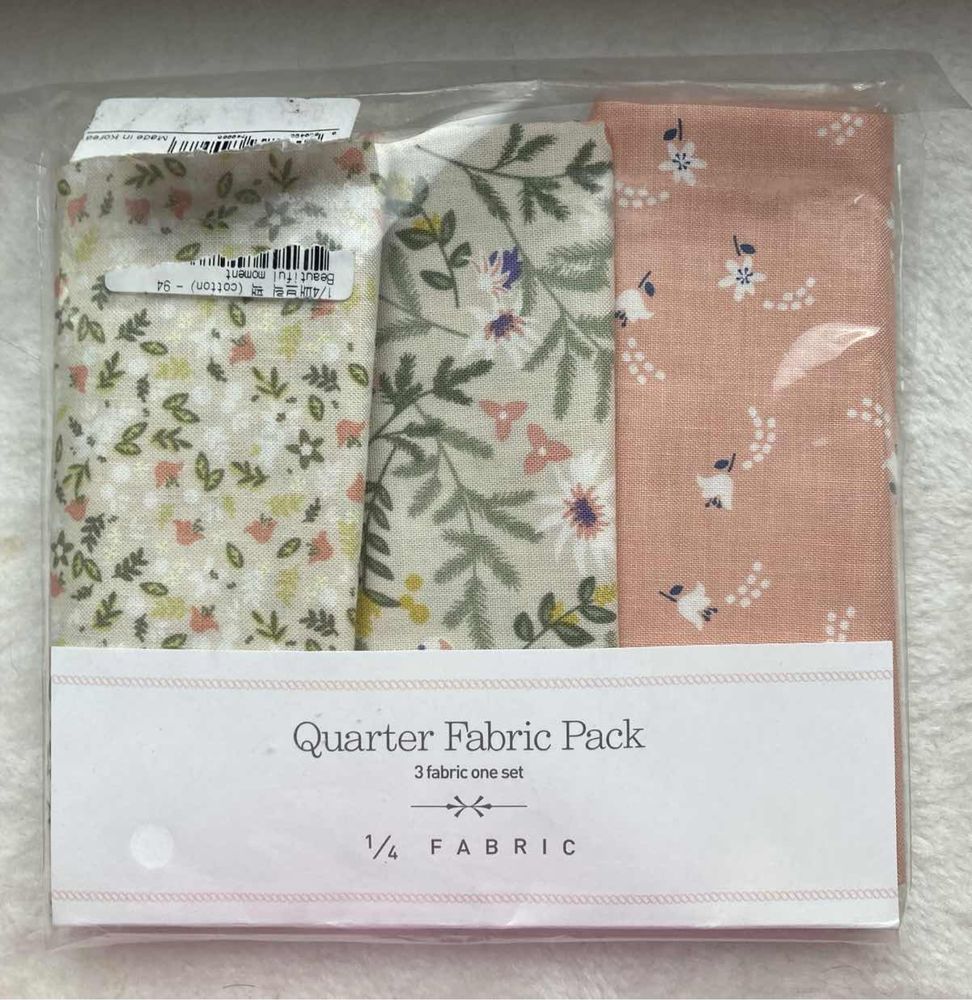 Koreański materiał do szycia cotton 3 szt.