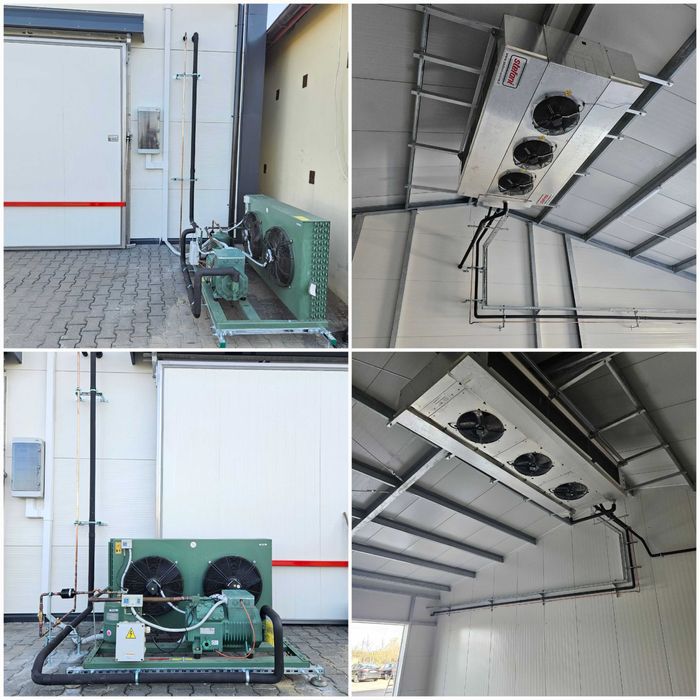 Agregat chłodniczy Zestaw do masarni 230V + montaż