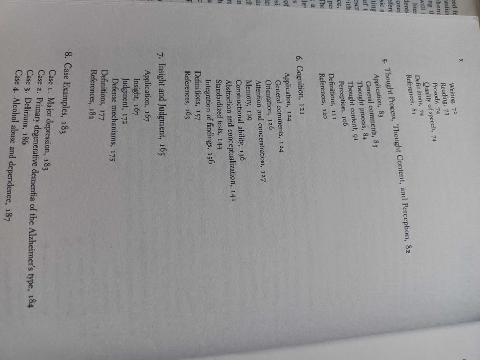 "The Psychiatric Mental Status Examination" por P. Trzepacz e R. Baker