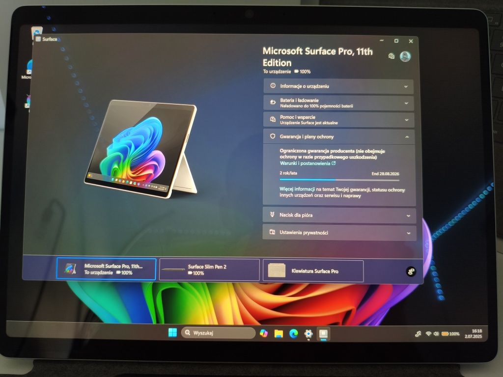 Microsoft Surface 11 Pro Snapdragon X 16GB DDR5 256GB SSD Copilot+