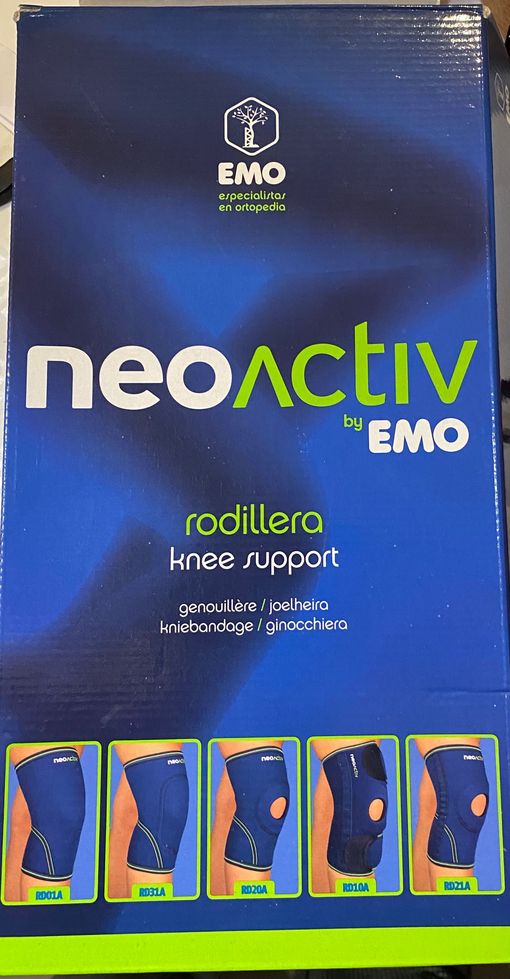 Joelheira policentrica neoprene